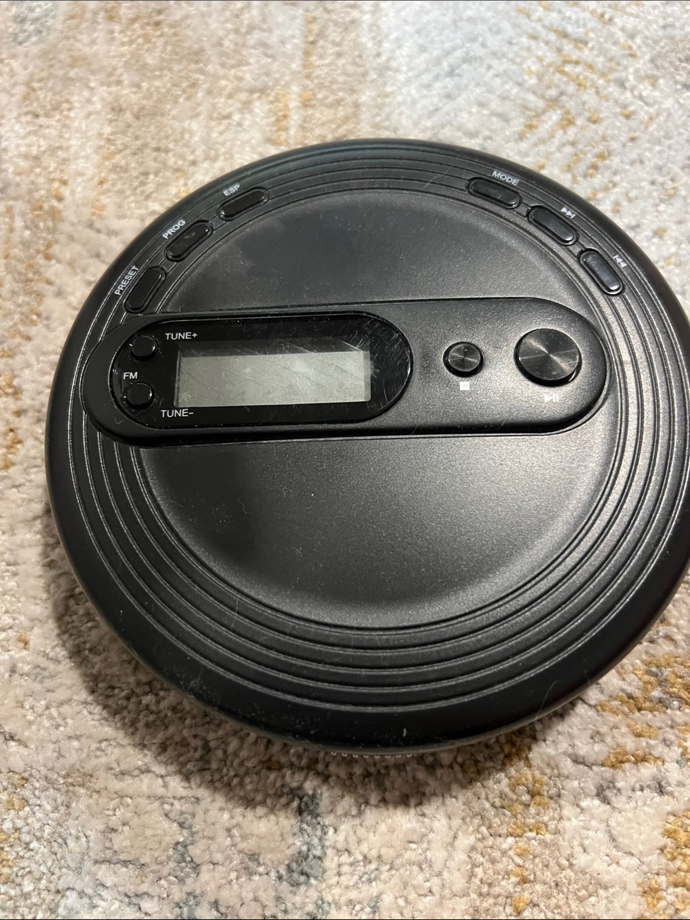 Onn portable cd player black 2017 z31